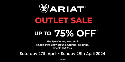 ARIAT OUTLET SALE - LINCOLNSHIRE SHOWGROUND | Lincolnshire Showground