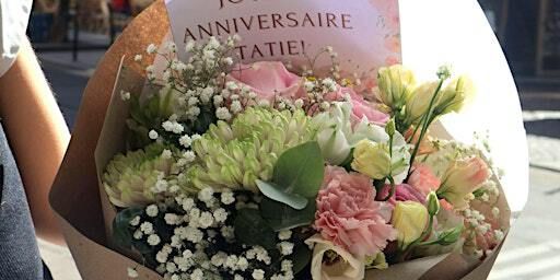 Créer votre fleur fraiche bouquet à Paris | Fresh Flower Workshop Paris | 39 Rue Coquillière