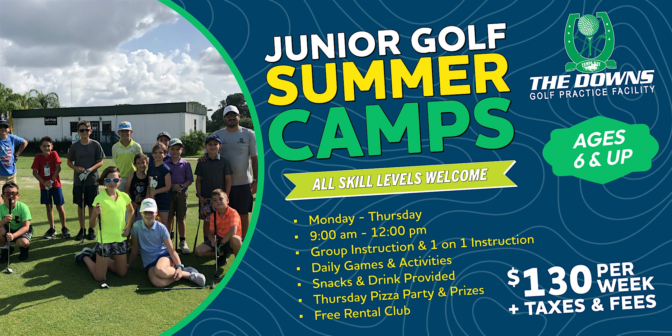 Junior Golf Summer Camp | Tampa Bay Downs Golf Driving Range