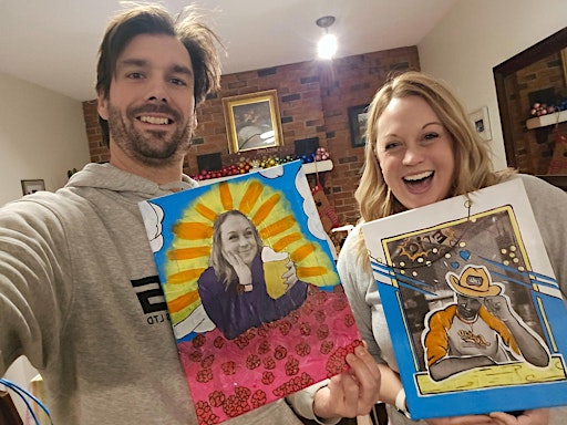 Portrait Sip N' Paint Party for Valentines/Galentine's day | The Loft at LRC