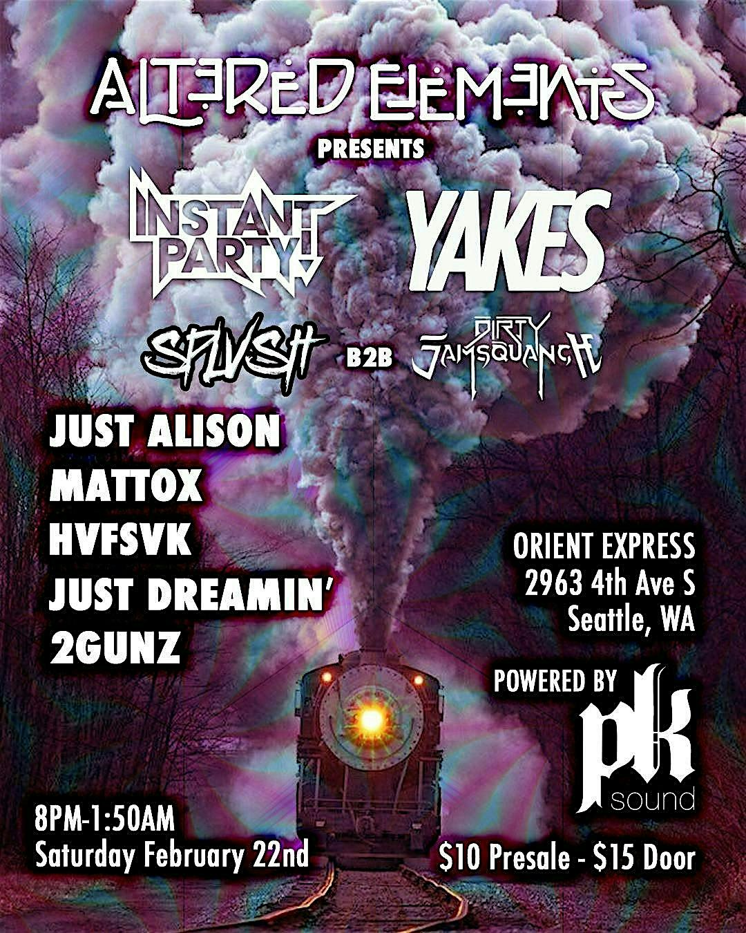 Altered Elements Presents: Bass Train | Orient Express