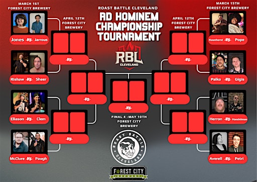 Roast Battle Cleveland: Ad Hominem Championship Tournament Round 1 Night 2 | Forest City Brewery