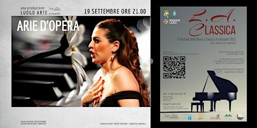 L.A. CLASSICA Festival 2025: “Arie d'Opera” | Circolo Cittadino Sante Palumbo