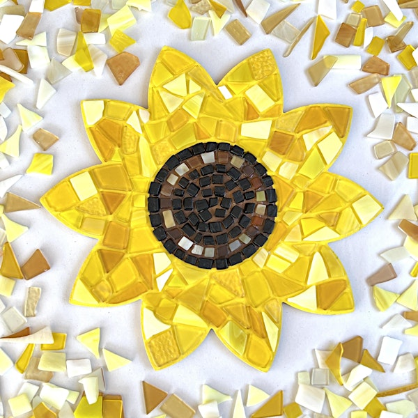Sunflower glass mosaic class at The Vineyard at Hershey | The Vineyard at Hershey