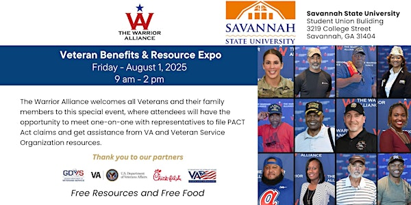Veteran Benefits & Resource Expo | Savannah State University, Student Union