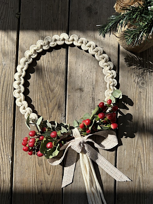 Macrame Winter Wreath Workshop | Morning Parade Coffee Bar