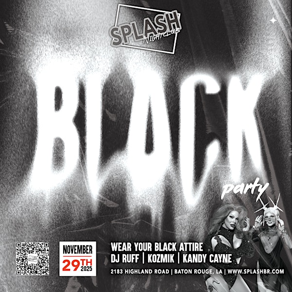 Black Dance Party | SPLASH NIGHTCLUB