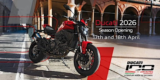 Ducati Oxford Season Opener - Friday 17th and Saturday 18th April | Ducati Oxford