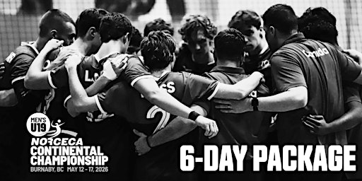 NORCECA U19 TOURNAMENT - 6 DAY PACKAGE | West Gym
