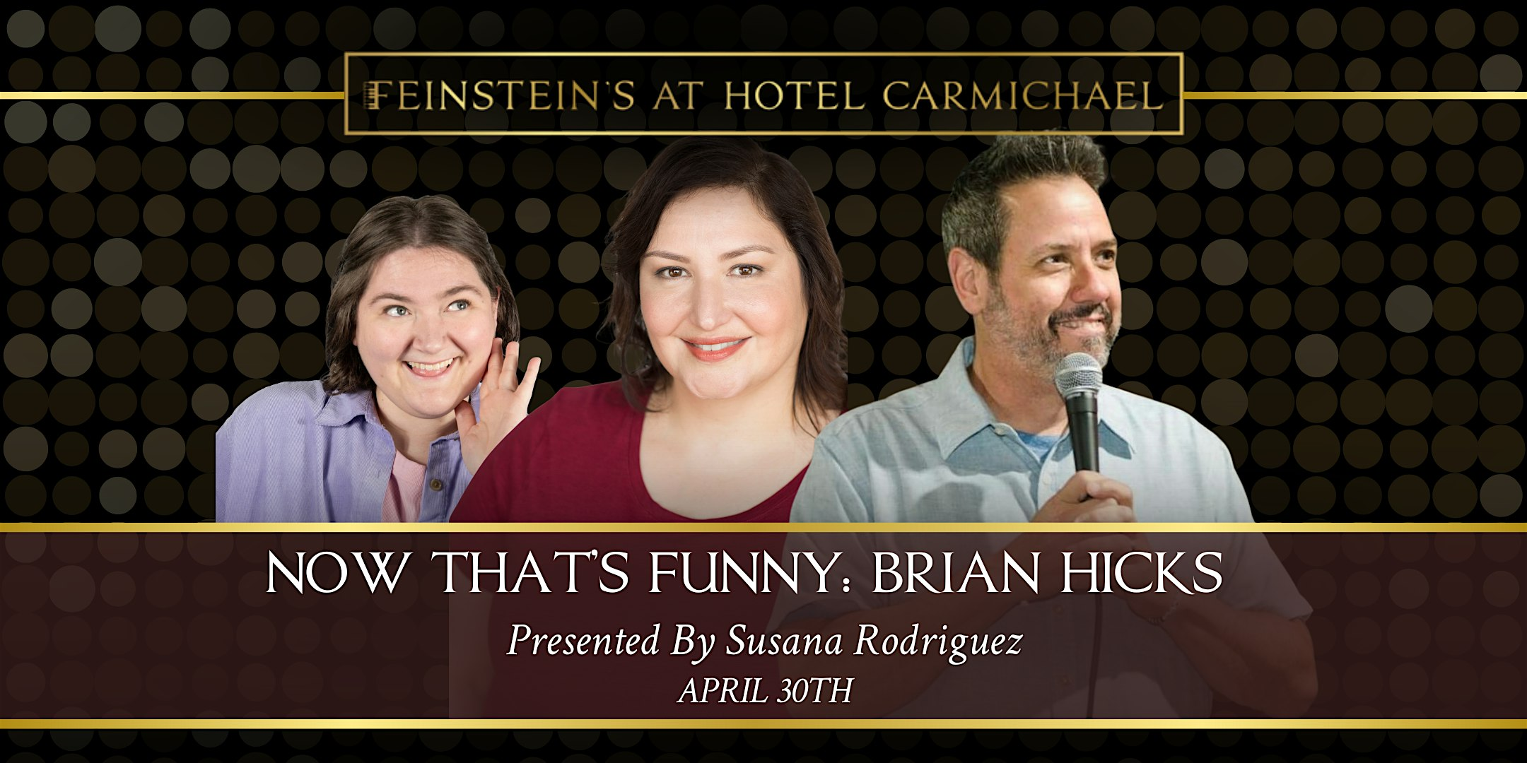 NOW THAT'S FUNNY: Brian Hicks | Feinstein's at Hotel Carmichael