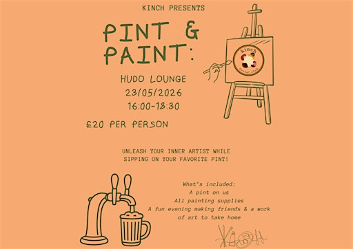 Pint & Paint! | Hudo Lounge