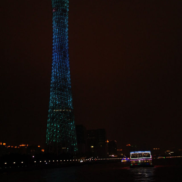 Canton Tower Colourful Night Cruise 