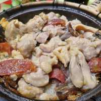 The popular claypot rice in holland