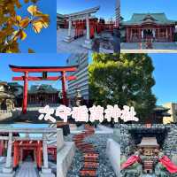 城中特別神社⛩️次守稻菏神社⛩️ 狐狸坐鎮守護😍