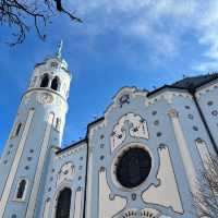 Blue and Beautiful Church of St. Elizabeth