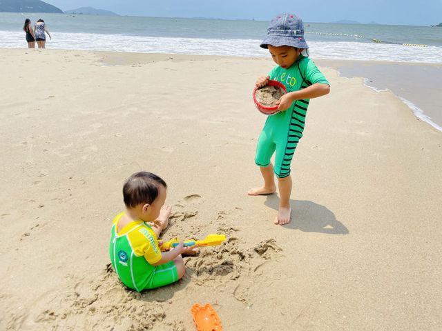 人少沙幼冲浪天堂，海邊餐廳拍照玩水一流