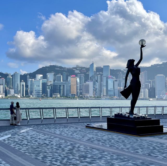 星光大道看維港美景 星光大道看維港美景