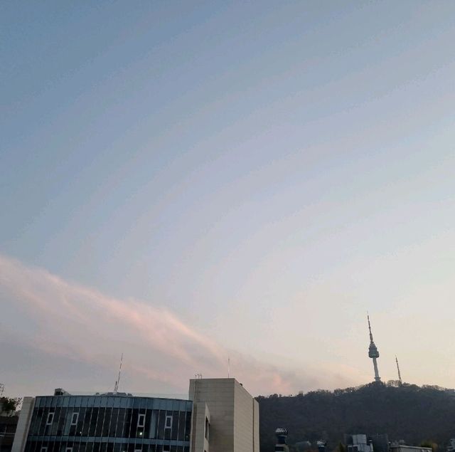 남산타워가 보이는 루프탑 카페 : 스윗픽