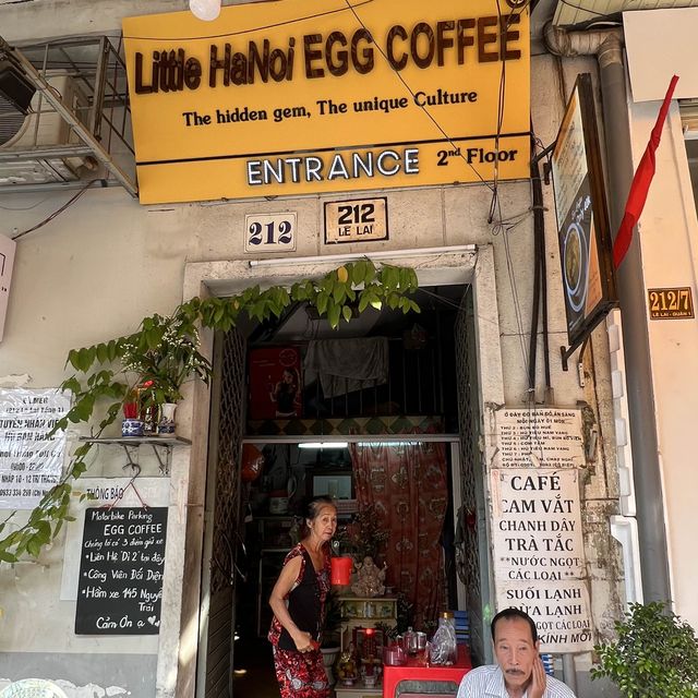 Must try egg coffee at Vietnam. 