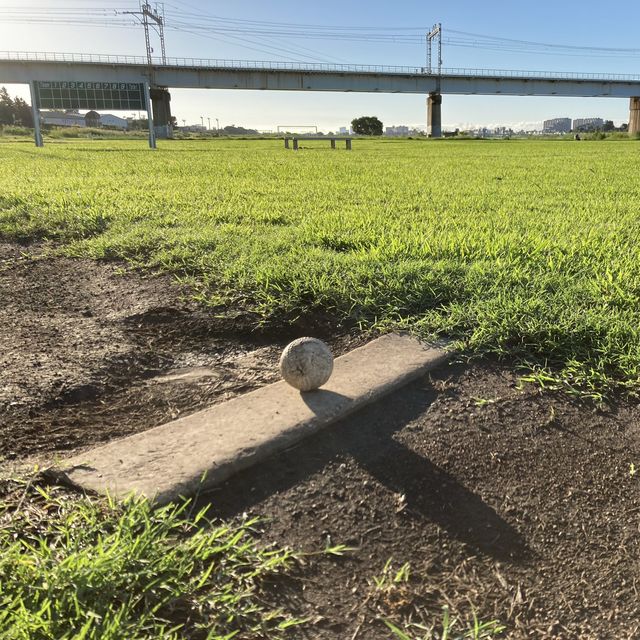 【東京】広い空と川の見える　多摩川