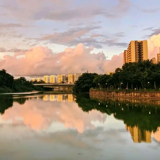 Glorious sunsets in Singapore