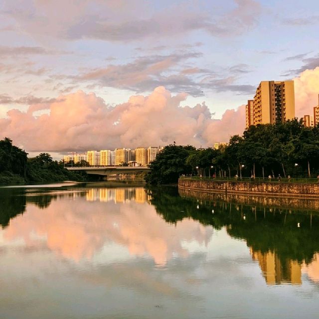 Glorious sunsets in Singapore
