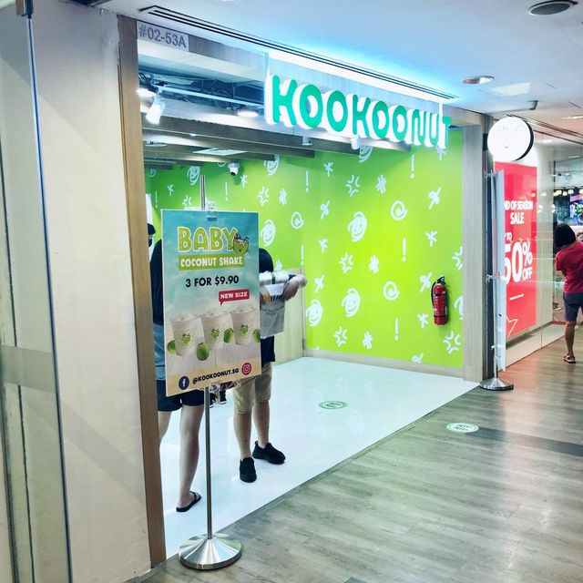 Refreshing Coconut Shake Anyone ?