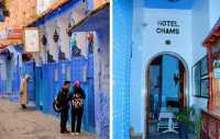 You can always trust the North African blue!!! Chefchaouen town.