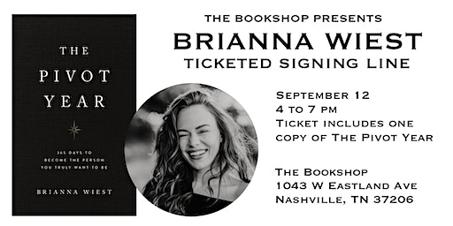 Brianna Wiest Signing Line @ The Bookshop | The Bookshop