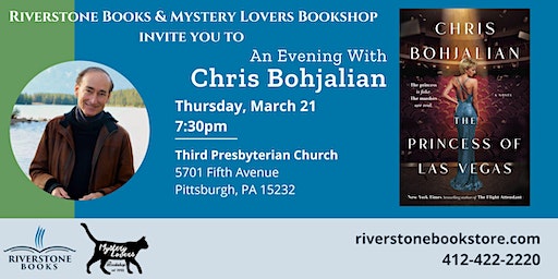 An Evening With Best Selling Author Chris Bohjalian | Third Presbyterian Church