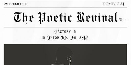 The Poetic Revival | MAKE IT