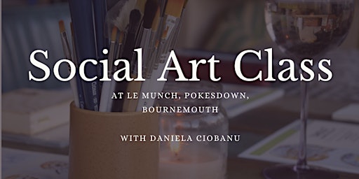 Social Watercolour Art Classes in Bournemouth | Le Munch