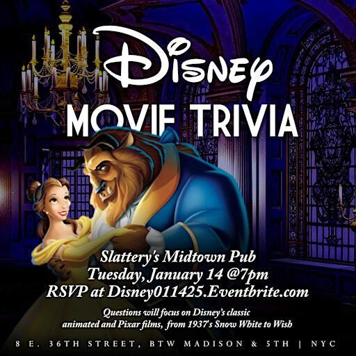 Disney Movie Trivia | Slattery's Midtown Pub