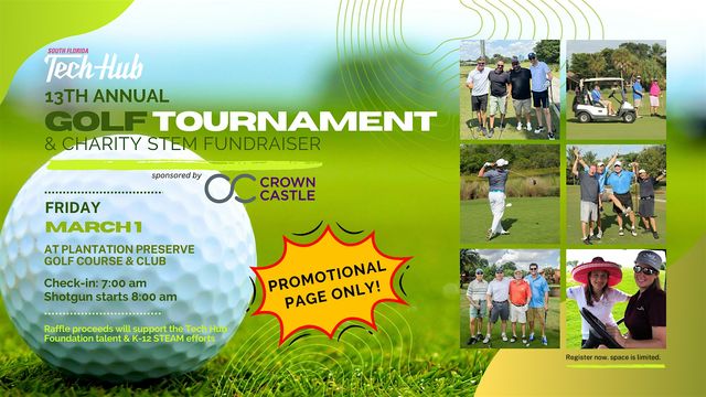 13th Annual Tech Hub Golf Invitational | Plantation Preserve Golf Course & Club