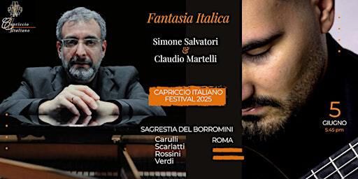 Capriccio Italiano Festival 2025: “FANTASIA ITALICA” | Sagrestia del Borromini, Chiesa di Sant'Agnese in Agone (Piazza Navona)