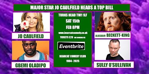Bearcat Comedy Sat 15th February | Turks Head