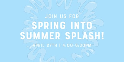 Spring into Summer Splash | Goldfish Swim School - Fairview Park