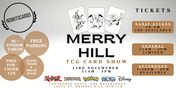 Merry Hill TCG Card Show | Copthorne Hotel Merry Hill-Dudley