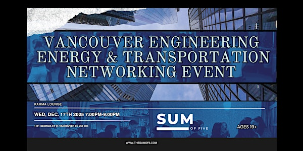 Vancouver Engineering, Energy & Transportation | Karma Lounge