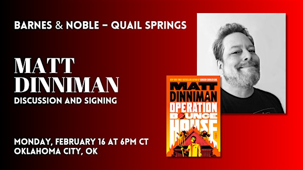 Matt Dinniman celebrates OPERATION BOUNCE HOUSE at B&N - Quail Springs, OK | Barnes & Noble - Quail Springs (Oklahoma City, OK)