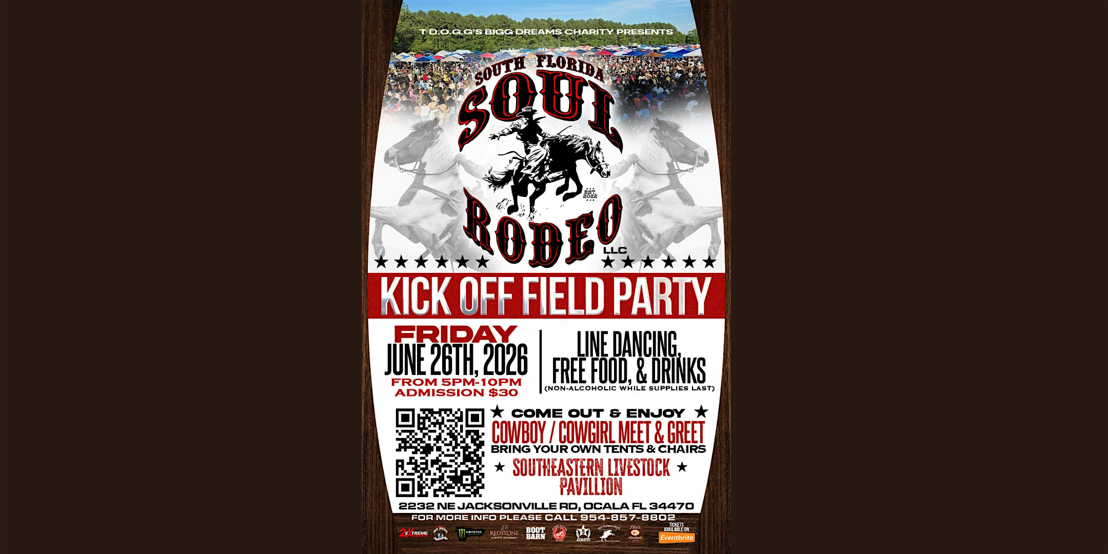 South Florida Soul Rodeo KICK-OFF FIELD PARTY (Only) - Ocala | Southeastern Livestock Pavilion Auditorium