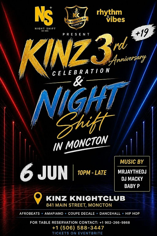 NIGHT SHIFT X KINZ 3RD ANNIVERSARY | Kinz Knights Club