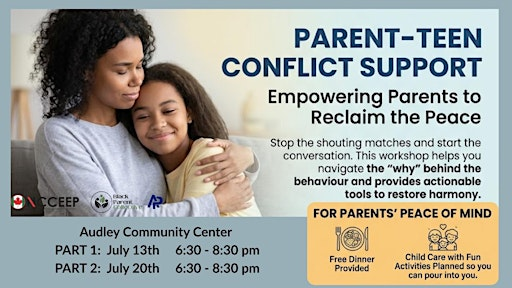 Parent-Teen Conflict Support | Audley Recreation Centre