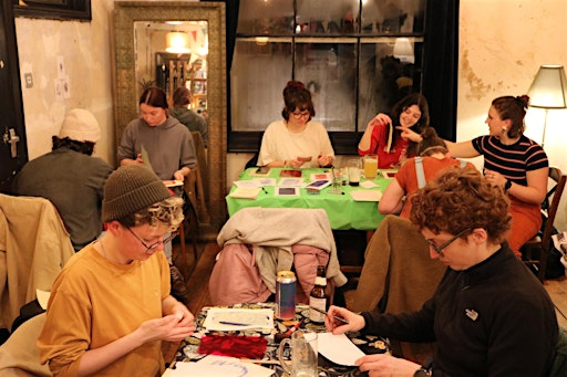 Monoprinting Workshop  Pink Moon: Outside Edition | Pink Moon