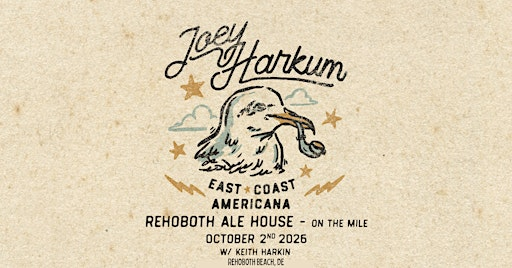 Joey Harkum (Solo) w/ Special Guest Keith Harkin - Listening Room | Rehoboth Ale House On the Mile