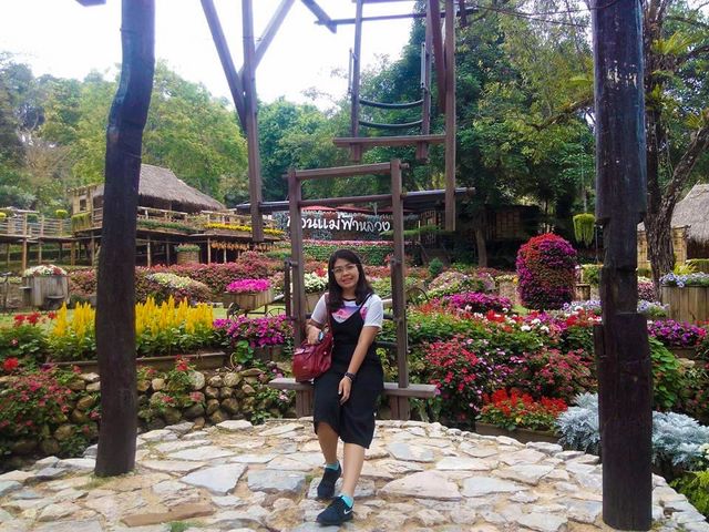 ชมดอกไม้นานาพันธุ์ที่สวนเเม่ฟ้าหลวง