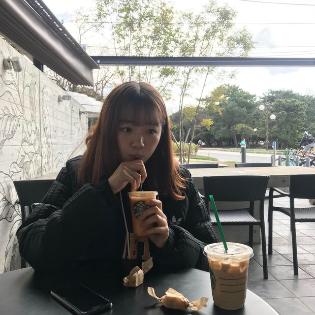 여유와 일본 감성 가득 ”스타벅스“ in 오호리공원☕️