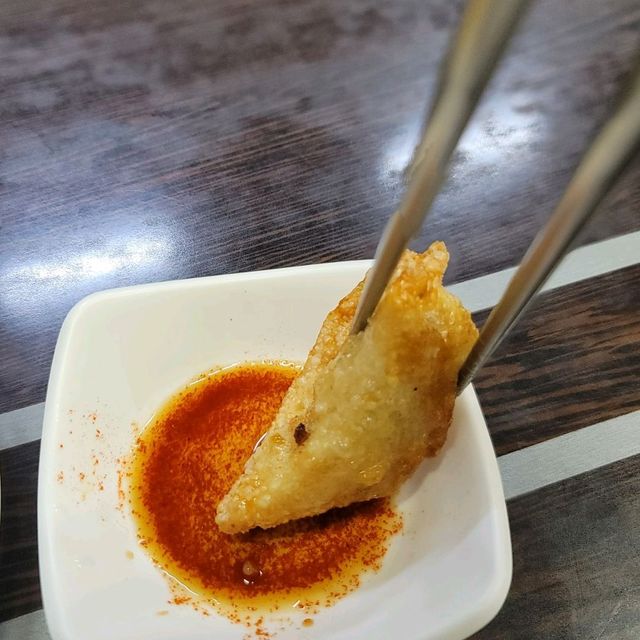 광주 은혜만두에서 실내데이트