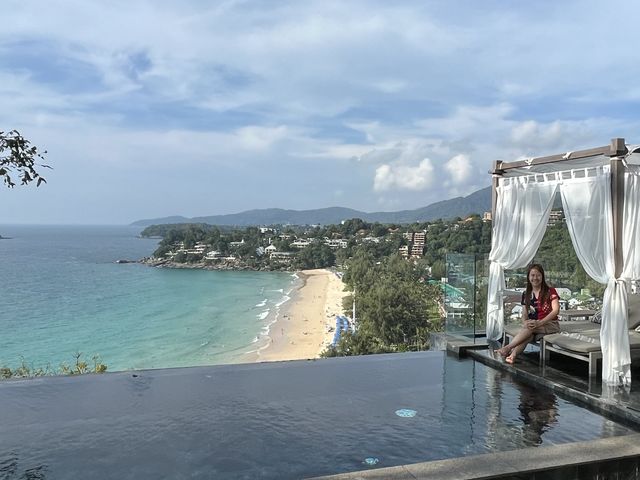 Private pool villa with stunning beach view