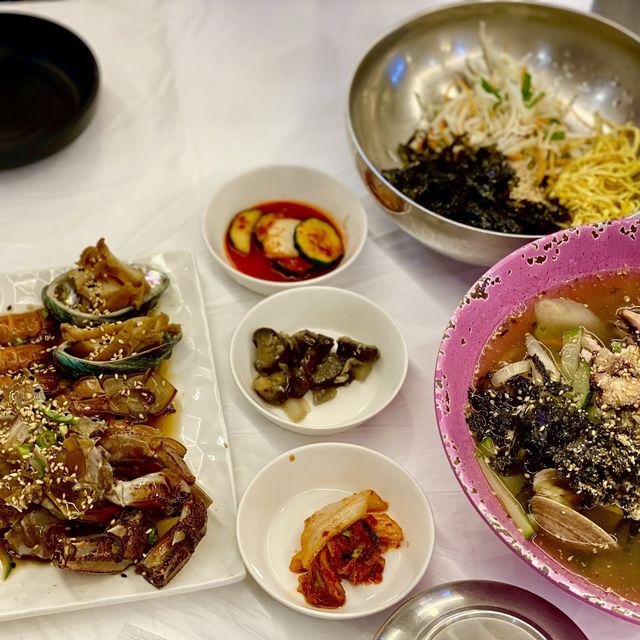 전복, 딱새우, 게! 장이 세개!!! 제주도 삼다장